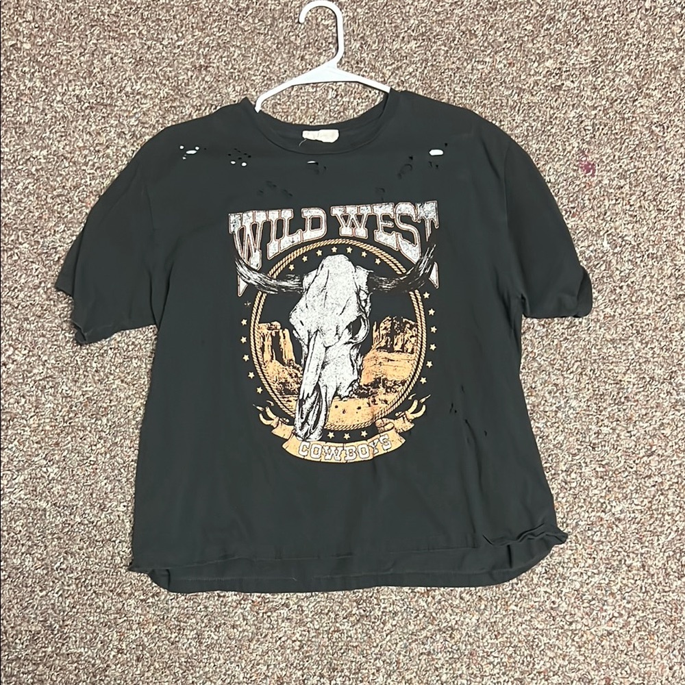 Buckle Black Wild West Graphic Tee